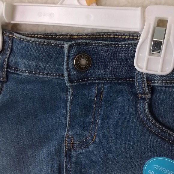 Carter's Mini Jean Skirt Size 3T‎ in Light Wash Denim w/ Adjustable Waist - Picture 3 of 11